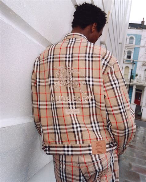 supreme x burberry